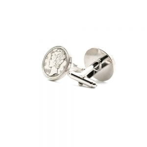 Collar Company Mercury Dime Cufflinks