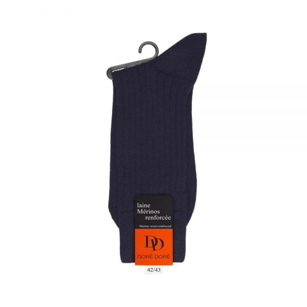 Ribbed Socks - Navy by Doré Doré.