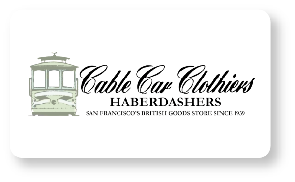 Cable Car Clothiers Gift Card