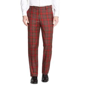 100% Worsted Wool Trousers - Royal Stewart by Berle.