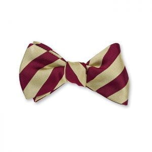 Bar Stripes Gold Maroon