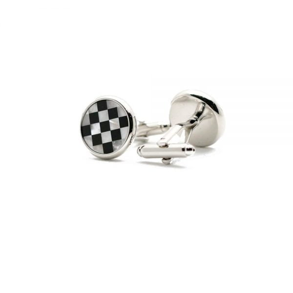 BW Check Cufflinks