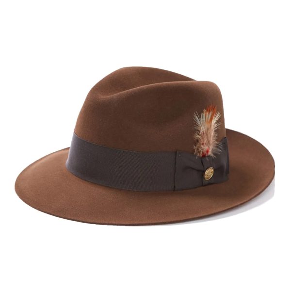 Temple Fur Felt Fedora - Mink by Stetson.