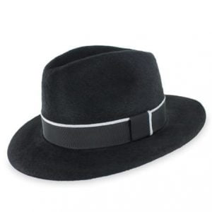 Melusine Rabbit Felt Fedora by Barbisio