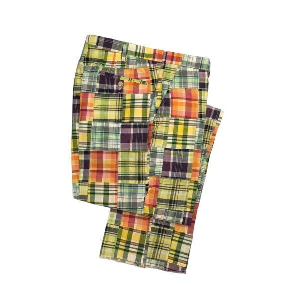 Madras Trouser – Yellow by Berle.