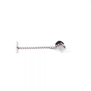 Beveled Oval Tie Tack