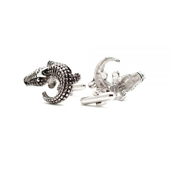 aligator cufflinks