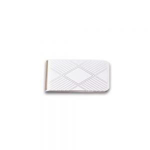 diamond cut money clip