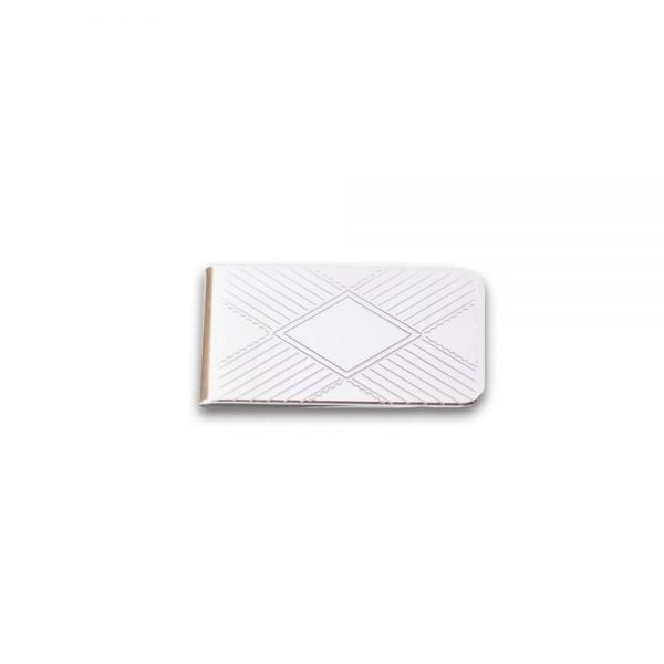 diamond cut money clip