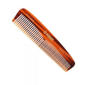 5" Thick/Fine Pocket Comb by Kent.