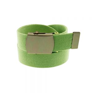 Surcingle Belt With Military Brass Buckle - Green Grass by Barrons-Hunter.