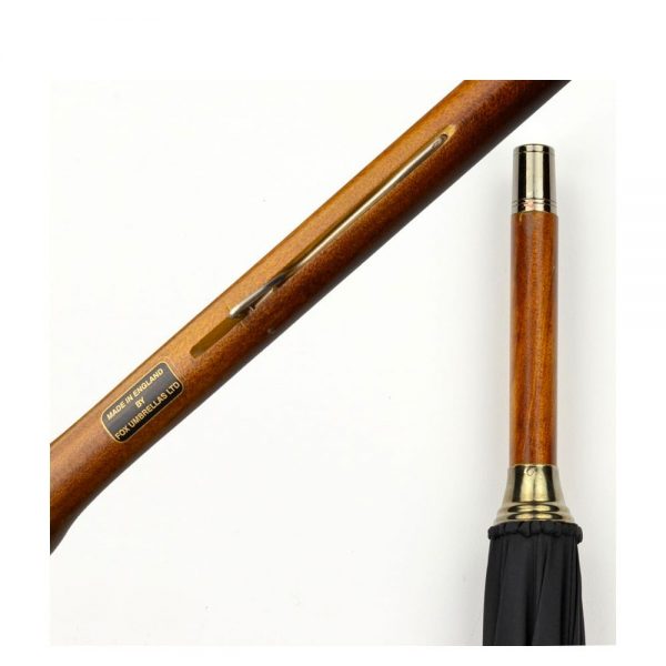 Fox Umbrellas Scorched Maple Solid Stick Umbrella tip