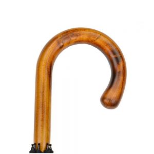 Fox Umbrellas Scorched Maple Solid Stick Umbrella handle