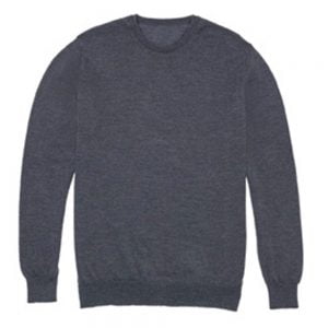 Scott-Charters Merino Crew Sweater - Charcoal