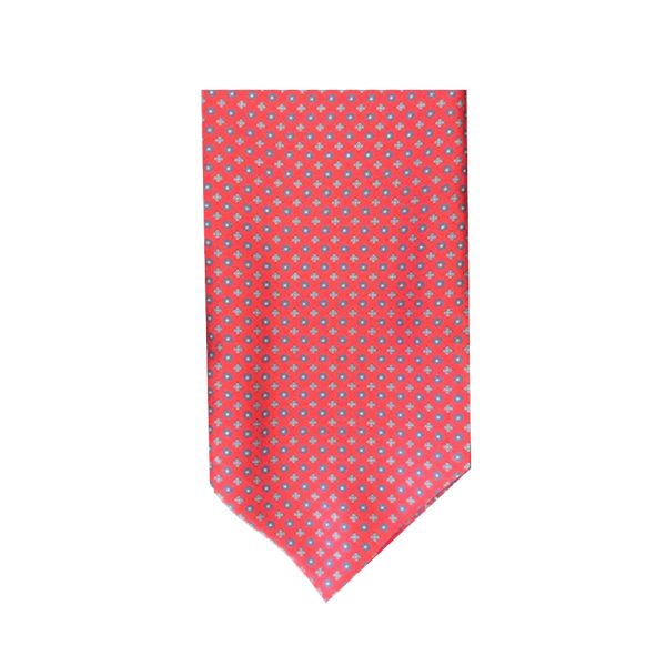 Filmore Neats Silk Ascot – Red from Cable Car Clothiers