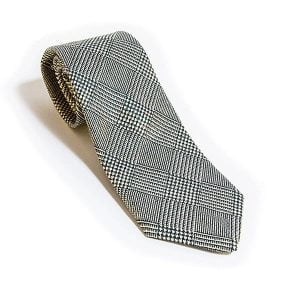 Neck Tie Glen Plaid Green