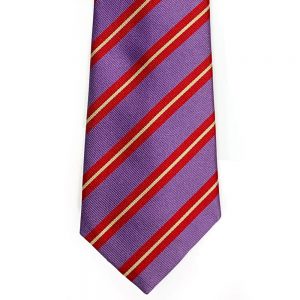 Woven Silk Necktie – Regimental Purple from Cable Car Clothiers.