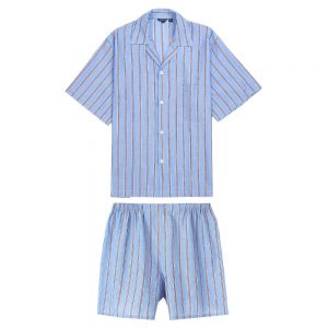 Short Pajamas - Sky Red by Bonsoir of London.