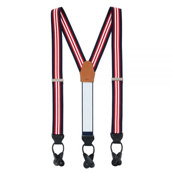 Trafalgar Sumner Stripe Braces Patriot