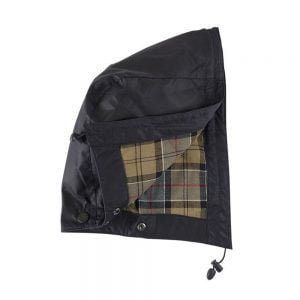 Barbour Sylkoil Hood - Navy