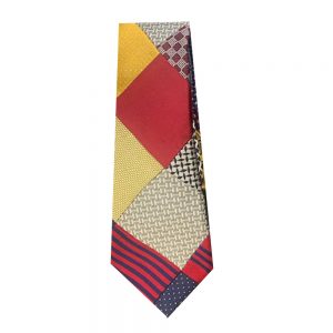 Patchwork Neck Tie-Stripes 1