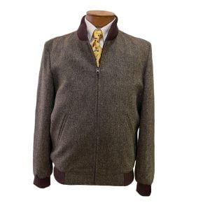 Horton Baseball Jacket - Brown for Cable Car Clothiers.