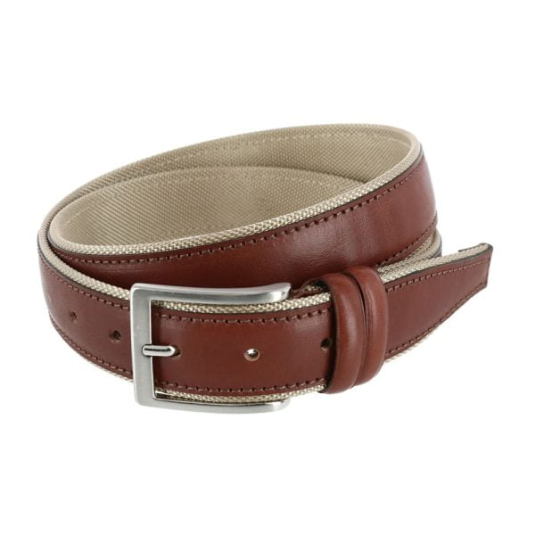 Back Nine Leather/Nylon Belt by Trafalgar