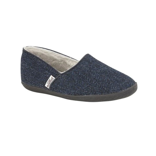 Harris Tweed Slipper by Draper of Glastonbury