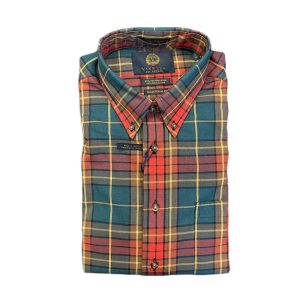 Button Down Shirt – Red/Green Plaid by Viyella.