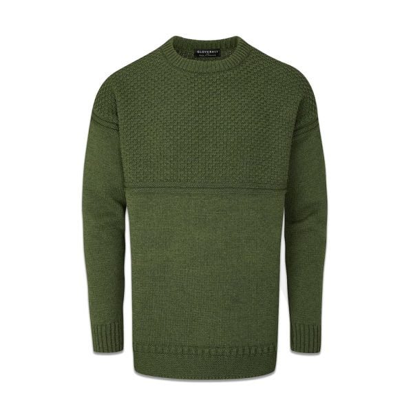 Guernsey Jumper - Green from Gloverall.