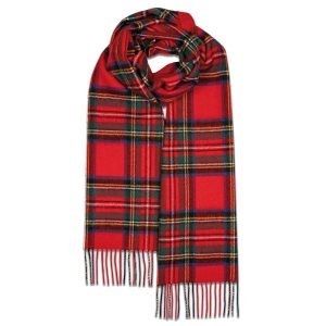 Oversized Lambswool Scarf - Royal Stewart