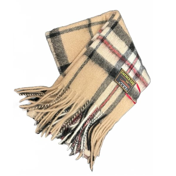 Lambswool Scarf - Thompson Check for Cable Car Clothiers.