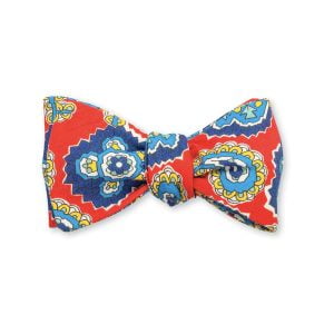 Frampton Paisley Bow Tie – Coral