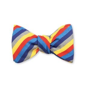 Emory Stripe Bow Tie