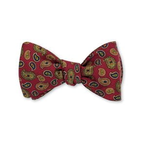 Upland Pine Bow Tie - Burgundy