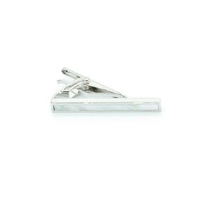 Tie Bar – Mother of Pearl - Silver