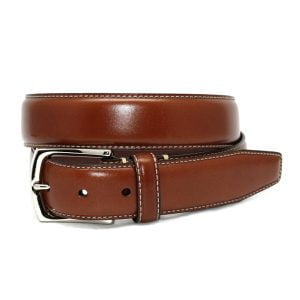 Tumbled Leather Belt – Tan by Torino Leather.