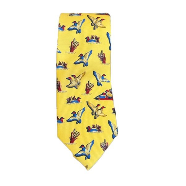 Silk Necktie – Animated Duck Toe from Cable Car Clothiers