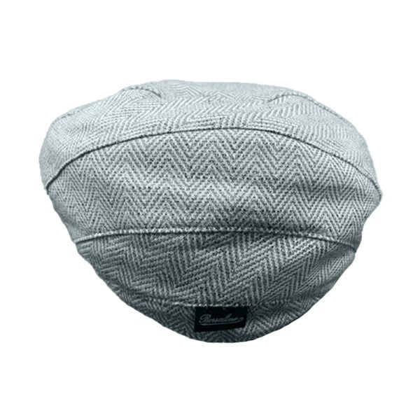 Borsalino linen Berretto Cap (back view)