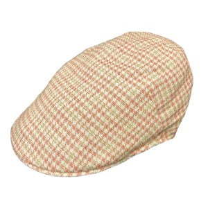 Linen Berretto Cap – Pink/Green by Borsalino