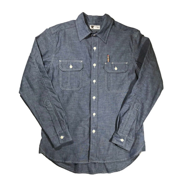 Clampdown Chambray Work Shirt by Tellason.