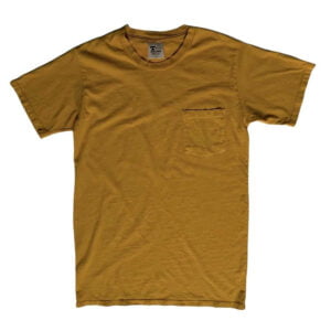 Pocket T-Shirt - Gold by Tellason.