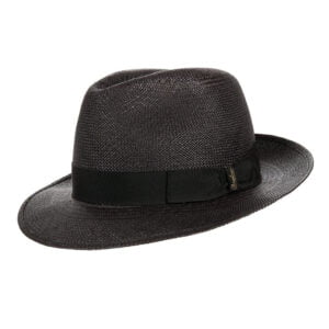 Quito Large Brim Panama - Black by Borsalino