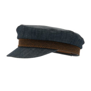 Fiddler Breton Cap - Denim by Ericson of Sweden.