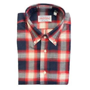 Limited Edition Madras Shirt - Navy/Red by Gitman for Cable Car Clothiers