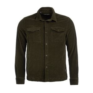 Corduroy Overshirt - Olive by Barbour.