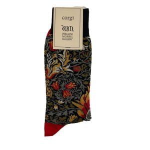 Cotton Blend Socks – William Morris Snakeshead by Corgi.