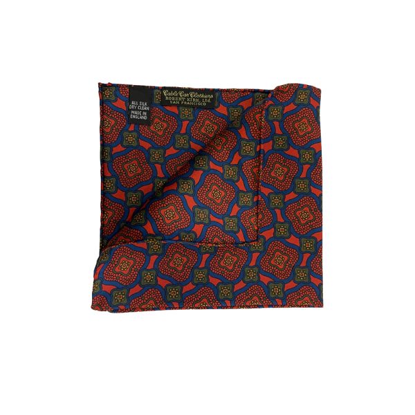 Silk Pocket Square - Kenya by Cable Car Clothiers.