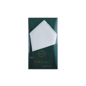 Irish Linen Handkerchief - Single.