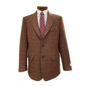 Harris Tweed Sport Coat – Rust made for exclusively for Cable Car Clothiers.